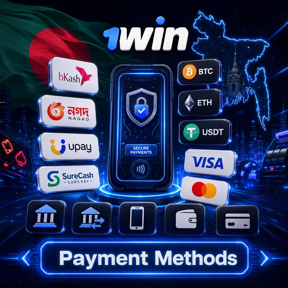 payment methods at 1win bangladesh