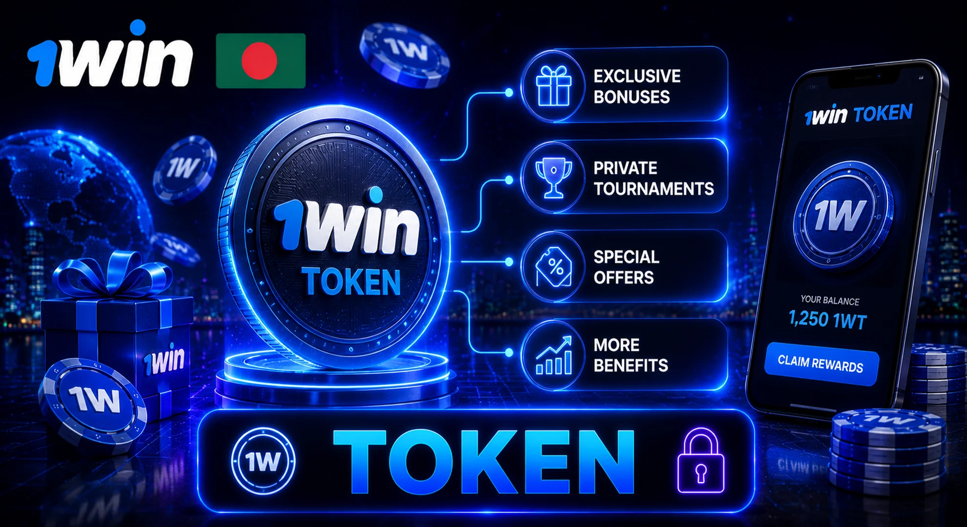 claim 1win token