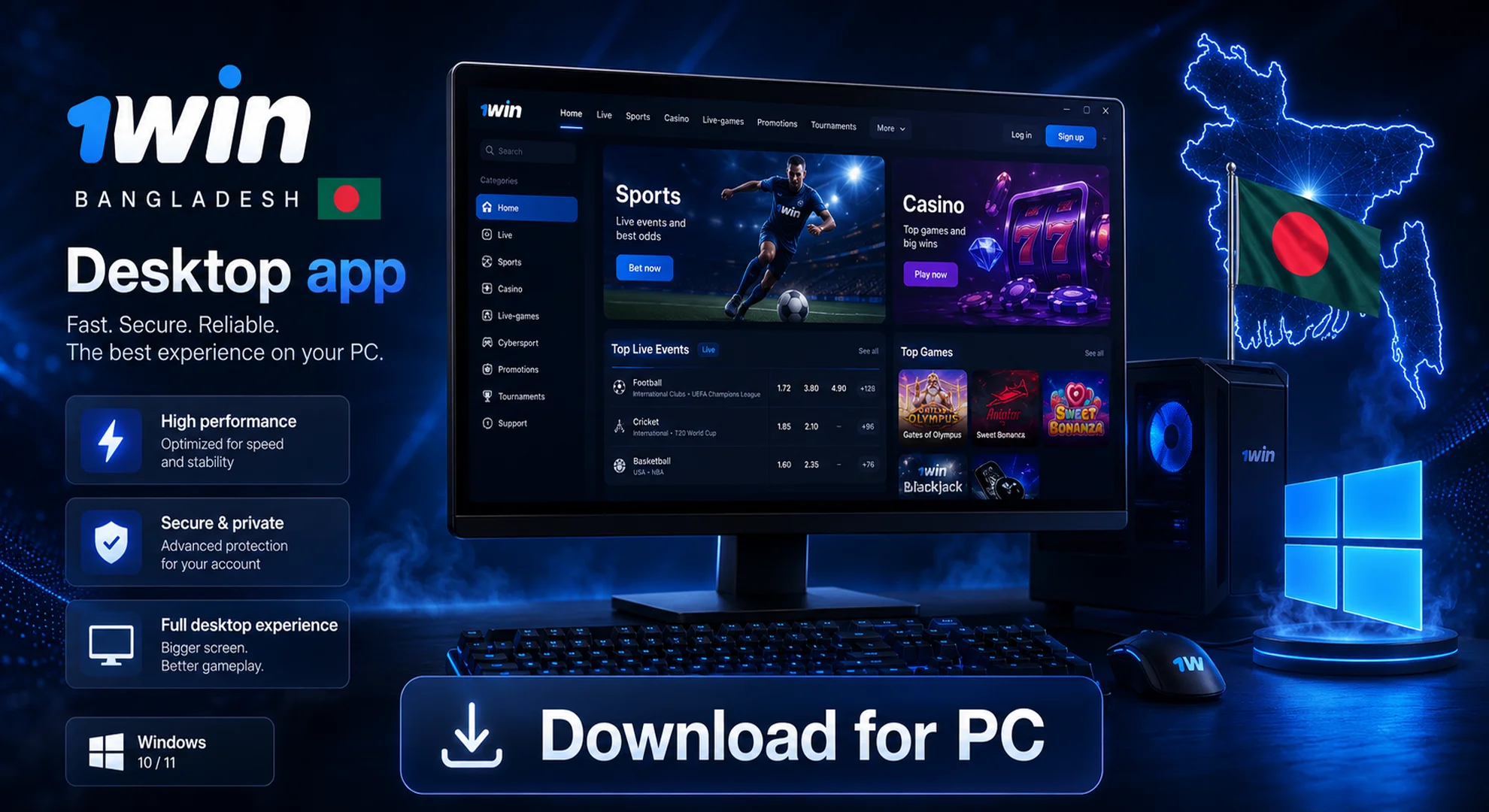 download 1win app for pc