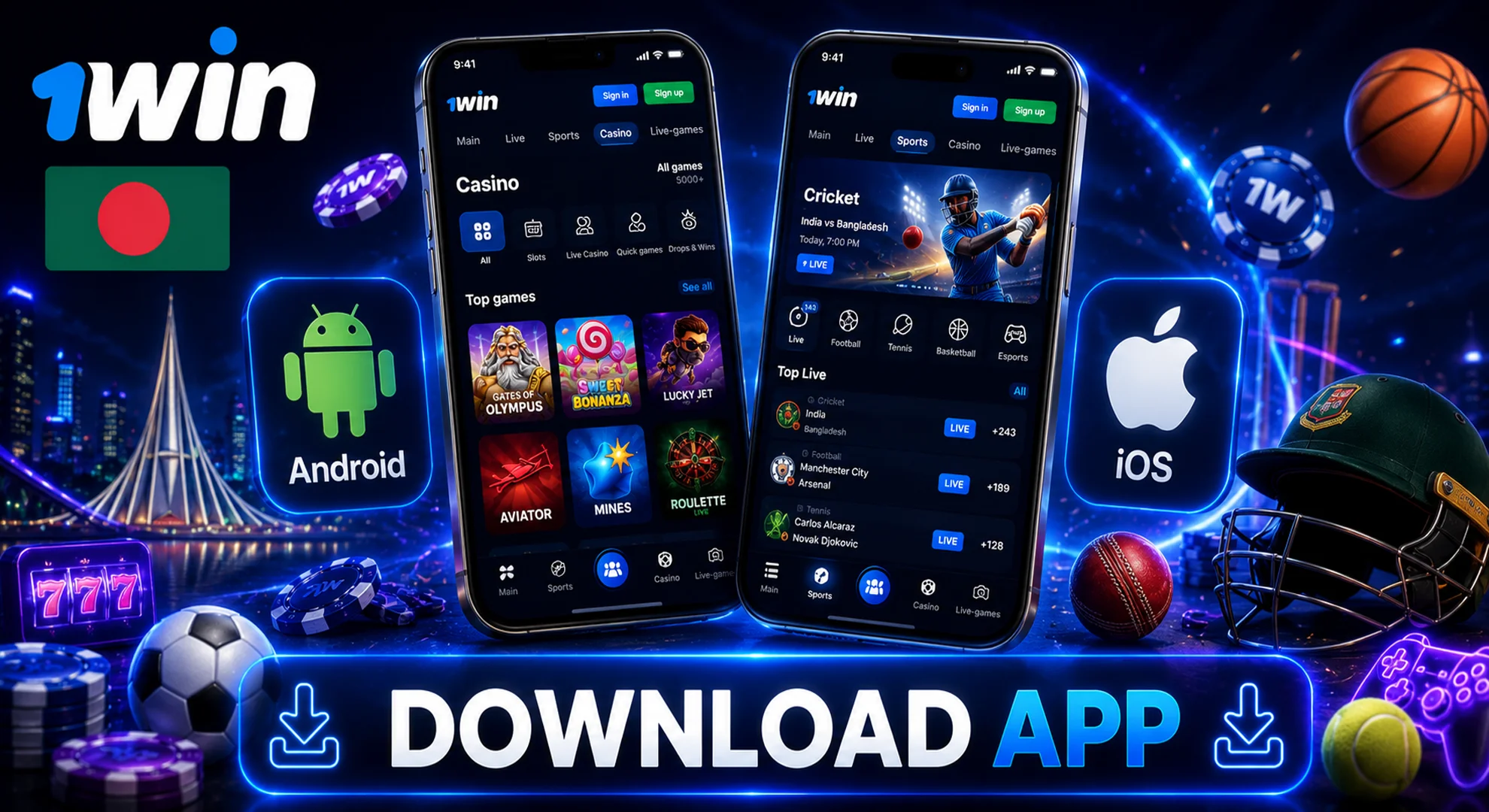download 1win mobile application